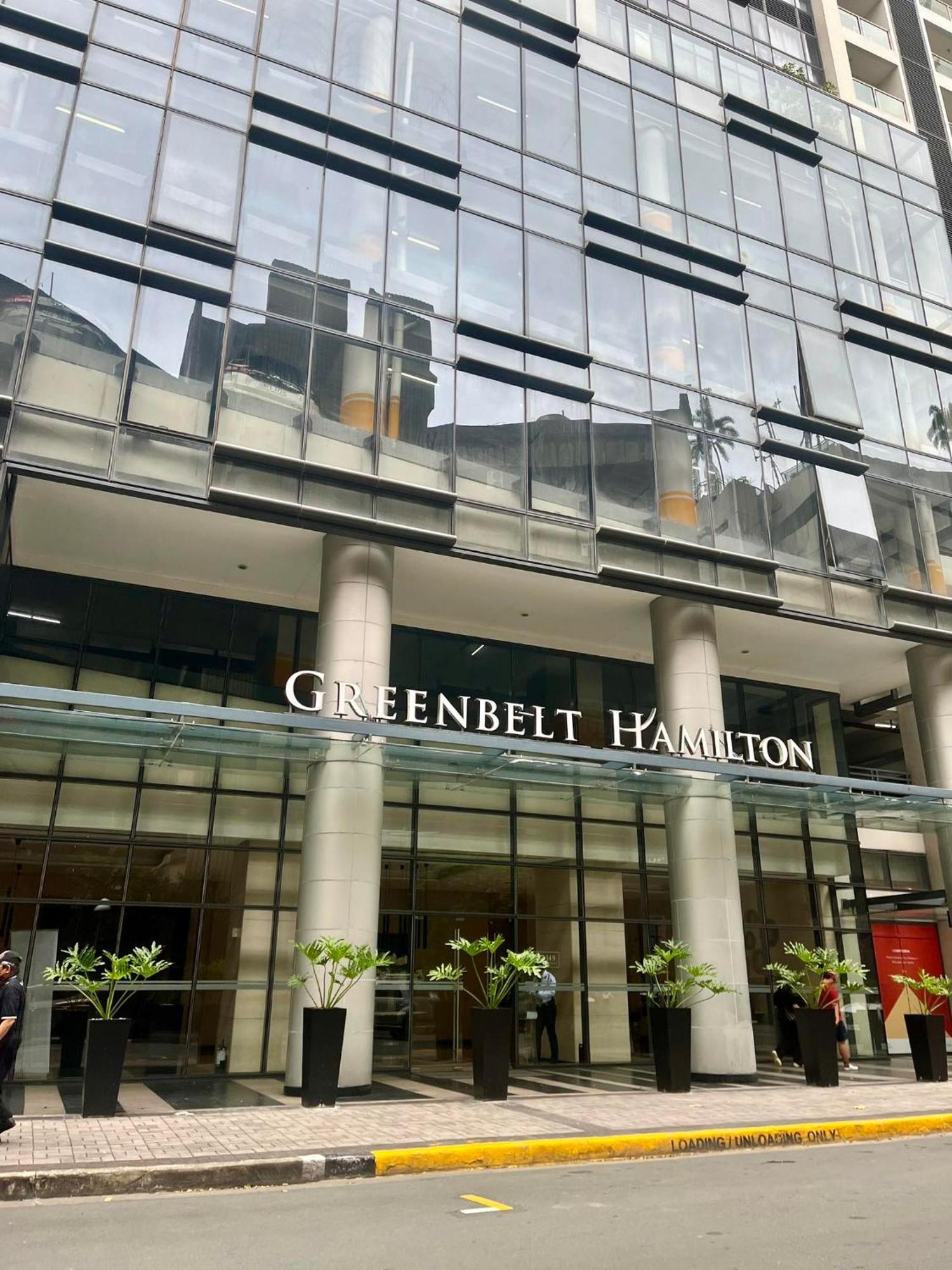 Greenbelt Hamilton Tower 1 Legazpi Makati City Exteriör bild
